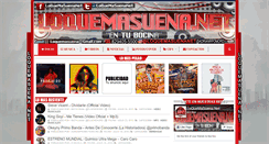 Desktop Screenshot of loquemasuena.net